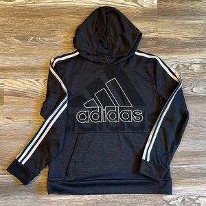 Adidas Boys Athletic Pullover Hoodie - L (14 - 16)